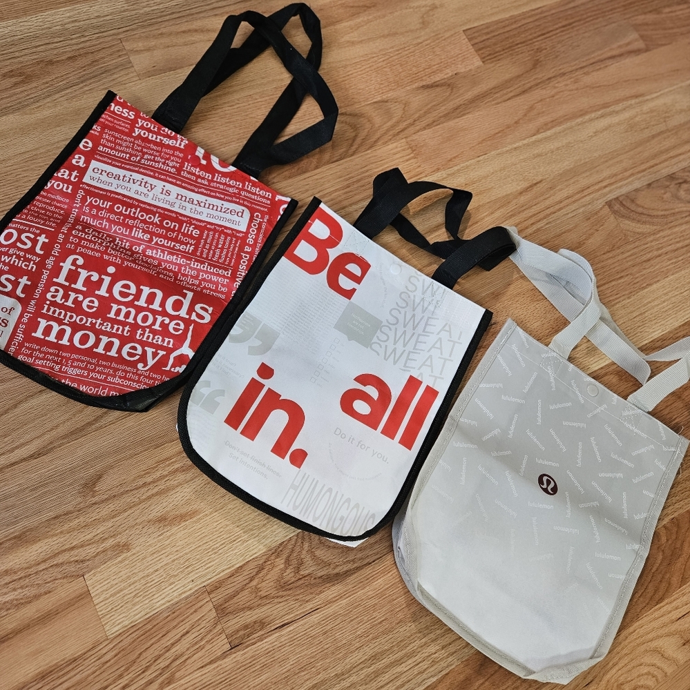 Lululemon Reusable Shopping Bags